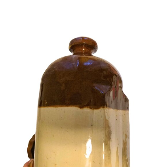 Antique Stoneware Bed Wamer Made in Canada Vintage Crock Medalta Pottery Ltd - Picture 8 of 8